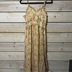 NWT No Boundaries Floral Midi Dress Women's Medium